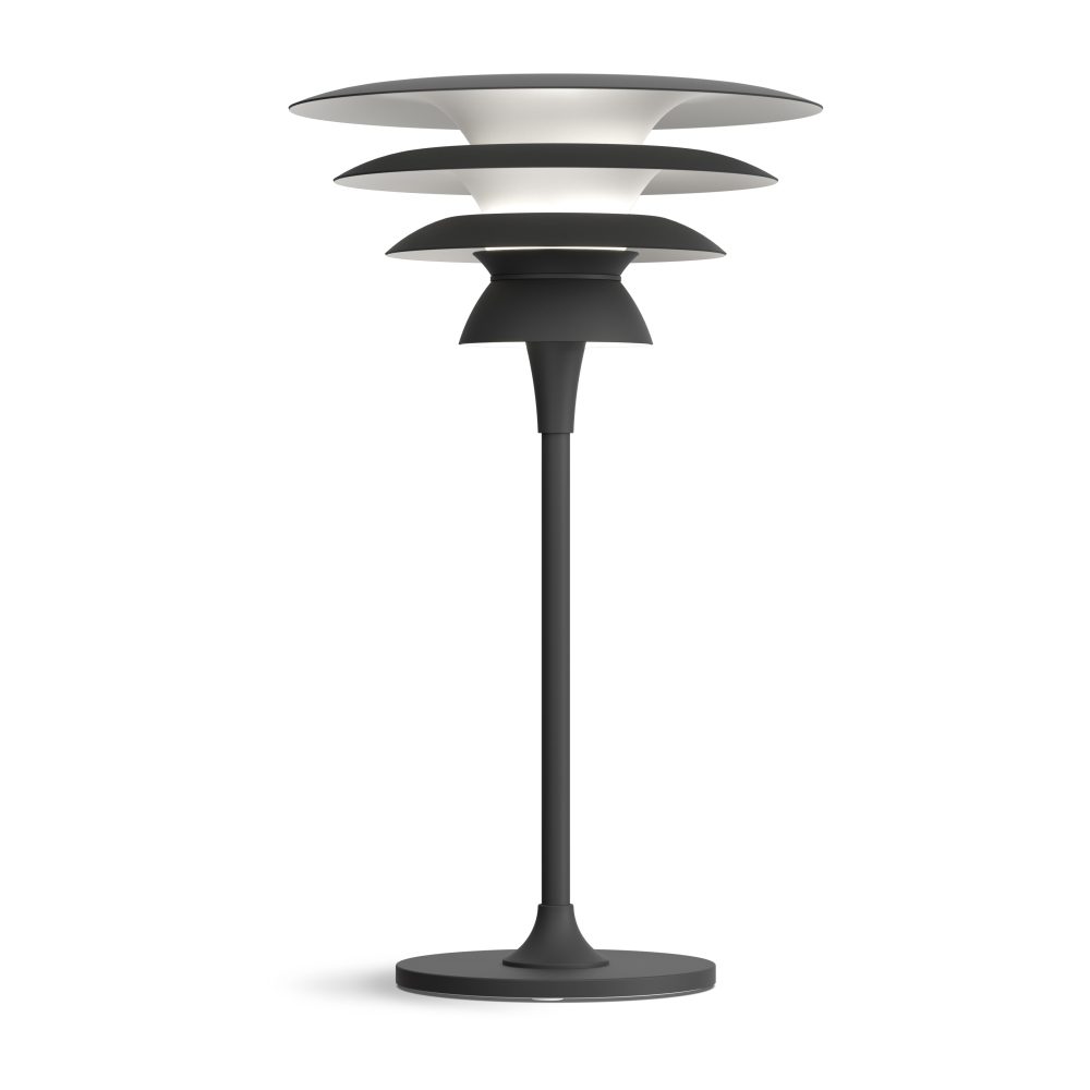 DaVinci bordslampa Ø30 cm, Mattsvart