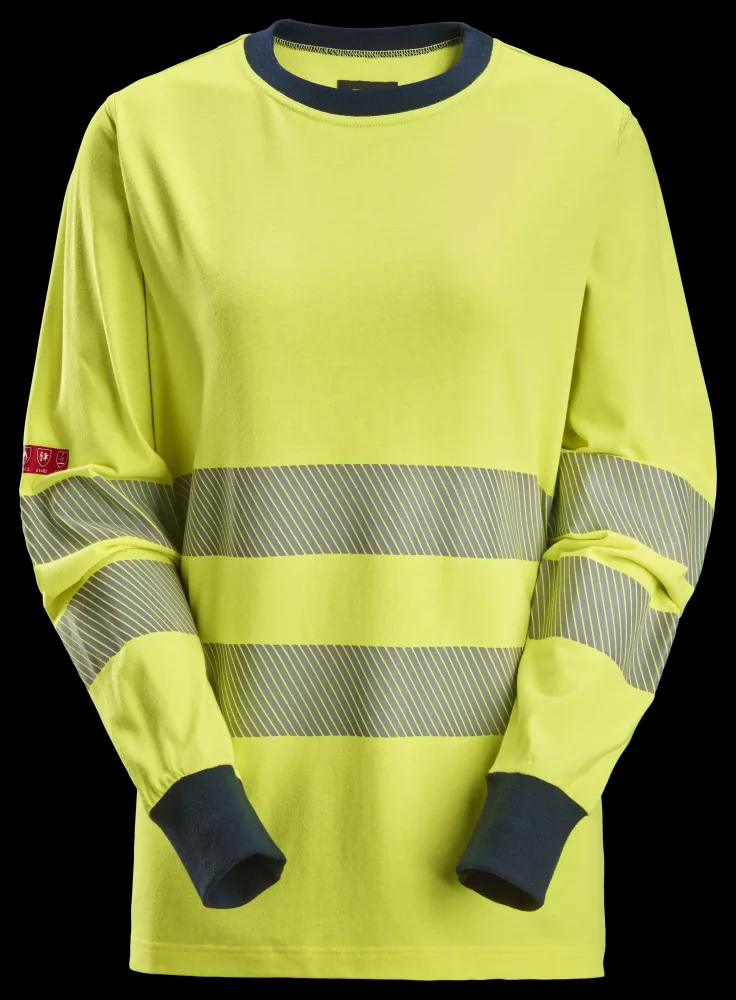 Snickers Workwear 2476-6695 T-shirt varsel, gul/marinblå S