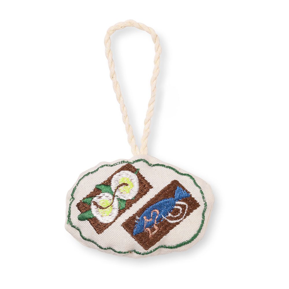 Copenhagen julgranspynt open sandwich 7 cm, Multi