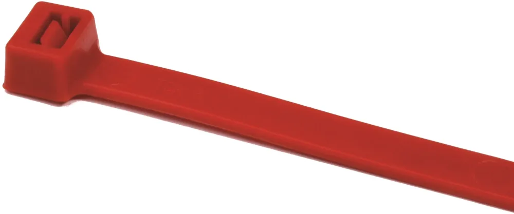 Hellermann Tyton 111-05406 Buntband polyamid, 100-pack 300 x 4,6 mm, röd