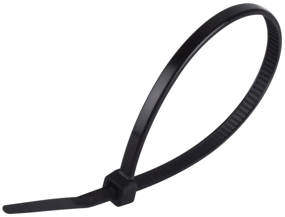 Gelia 4005320322 Buntband svart, 100-pack 290 x 4,8 mm