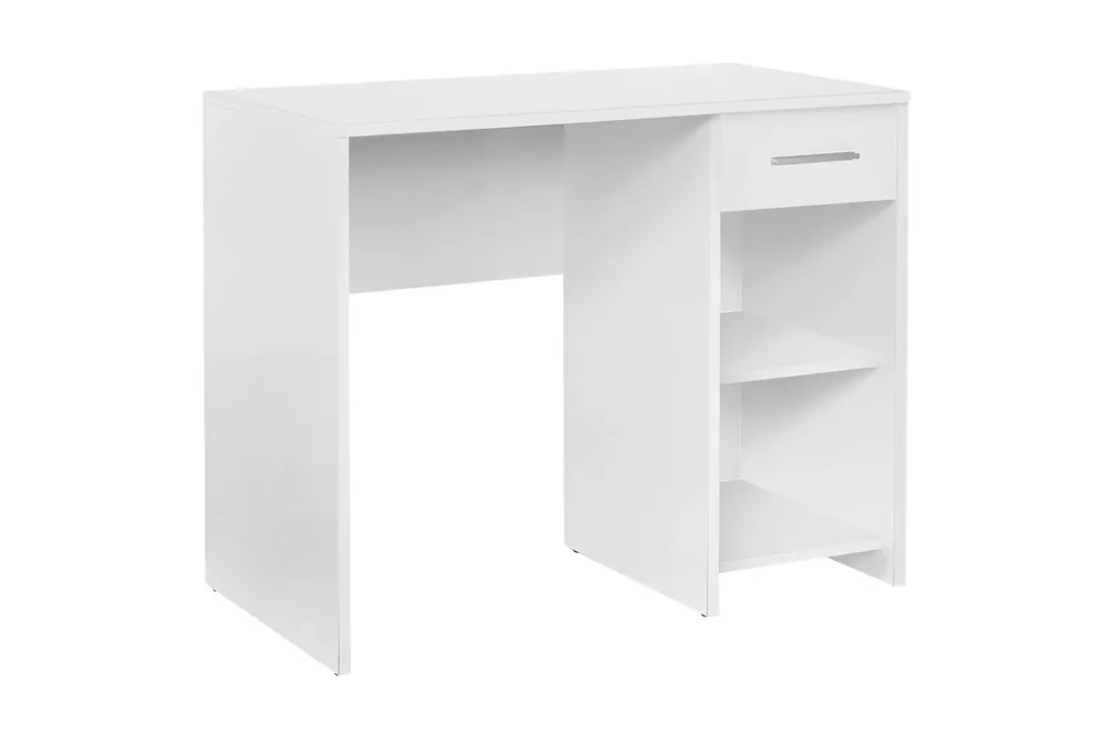 Irbene Skrivbord 90 cm med Förvaring Låda + 2 Hyllor