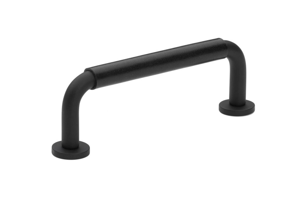 LÅDHANDTAG HABO LILLY SVART/SVART CC128MM 2ST