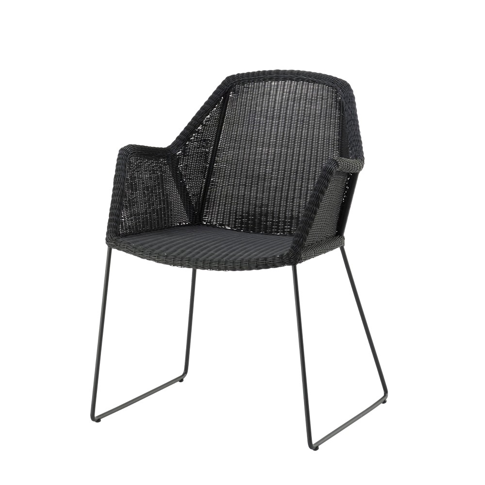 Breeze karmstol weave, Black