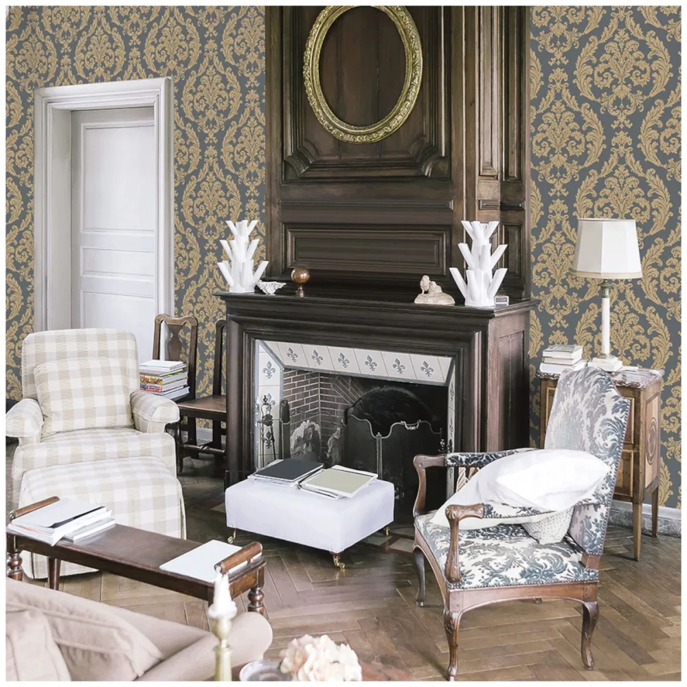 Mansion II Silk Damask G67610 Tapet | Stuvbutiken - Bild 3