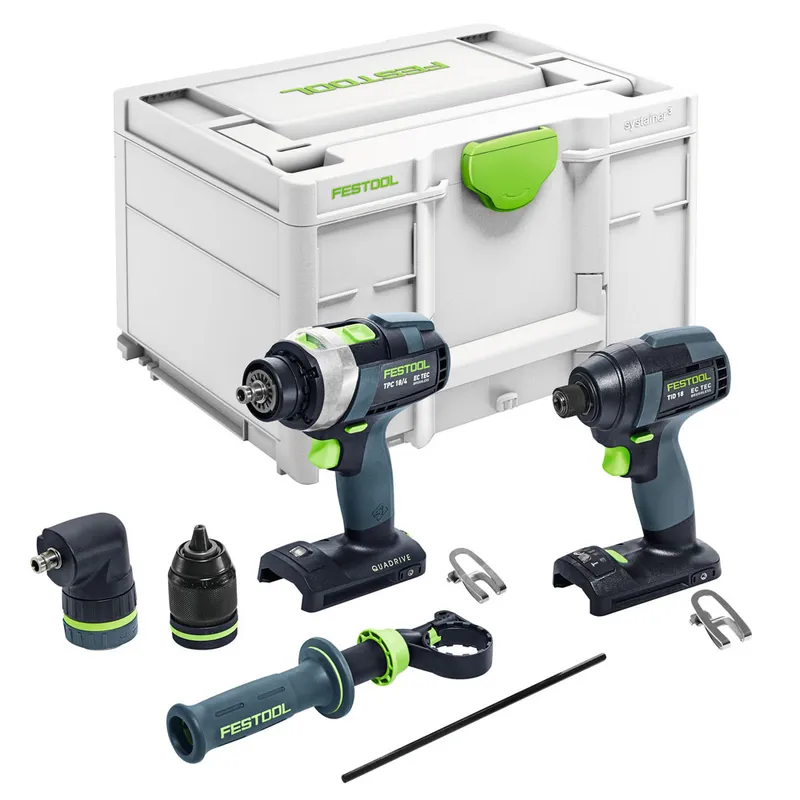 Festool Skruvdragarpaket TID 18 Basic-Set TPC 18/4